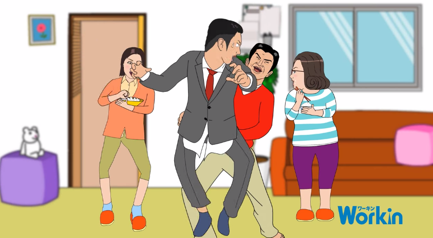 ワーキンテレビCM　働木家（はたらきけ）の人々（4）